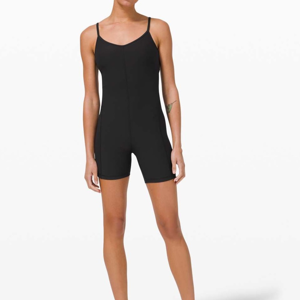 Lululemon | Ribbed Contoured Yoga Unitard | Black